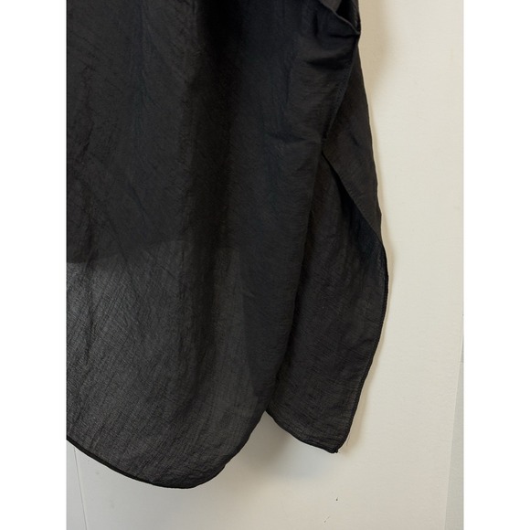 Steve Madden Open Lightweight Cardigan Cover-Up Women's One Size Black Crochet - Picture 5 of 7